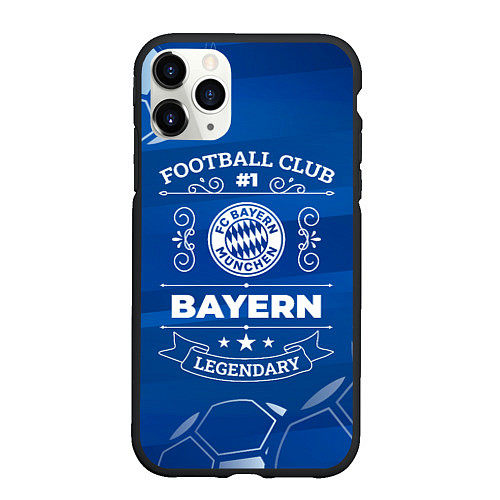 Чехол iPhone 11 Pro матовый Bayern / 3D-Черный – фото 1