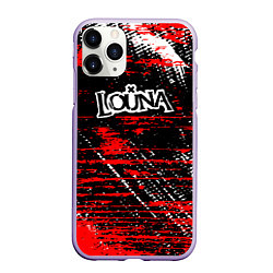 Чехол iPhone 11 Pro матовый Louna краски, цвет: 3D-светло-сиреневый