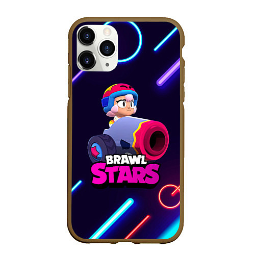 Чехол iPhone 11 Pro матовый Brawl stars Bonny / 3D-Коричневый – фото 1