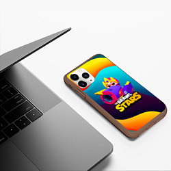 Чехол iPhone 11 Pro матовый BrawlStars Bonny, цвет: 3D-коричневый — фото 2