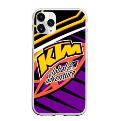 Чехол iPhone 11 Pro матовый KTM VINTAGE 90S, цвет: 3D-белый