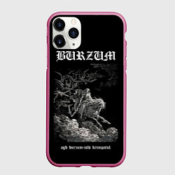 Чехол iPhone 11 Pro матовый Burzum ishi krimpatul, цвет: 3D-малиновый
