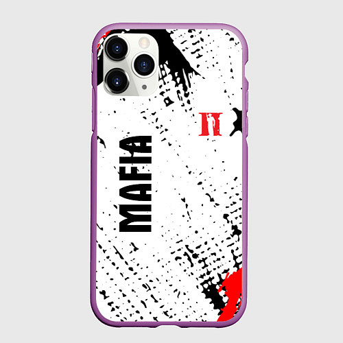 Чехол iPhone 11 Pro матовый Mafia 2: Definitive Edition / 3D-Фиолетовый – фото 1