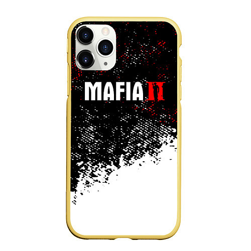Чехол iPhone 11 Pro матовый MAFIA II Definitive Edition / 3D-Желтый – фото 1