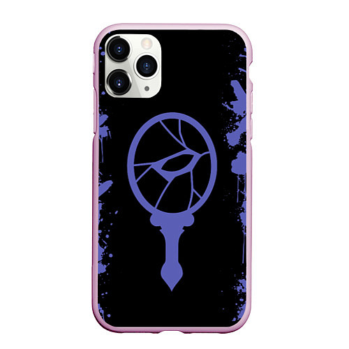 Чехол iPhone 11 Pro матовый Малкавиан The Masquerade Bloodhunt / 3D-Розовый – фото 1