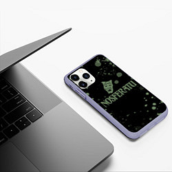 Чехол iPhone 11 Pro матовый Носферату The Masquerade Bloodhunt, цвет: 3D-светло-сиреневый — фото 2