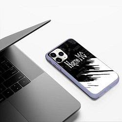 Чехол iPhone 11 Pro матовый Noize mc нойз мс, цвет: 3D-светло-сиреневый — фото 2