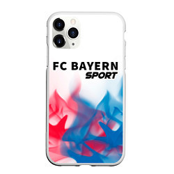 Чехол iPhone 11 Pro матовый БАВАРИЯ Sport Пламя