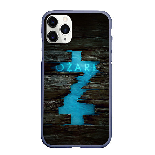 Чехол iPhone 11 Pro матовый Z - OZARK / 3D-Серый – фото 1