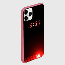 Чехол iPhone 11 Pro матовый 1337 Elite, цвет: 3D-малиновый — фото 2