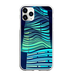 Чехол iPhone 11 Pro матовый Abstraction Архитектура, цвет: 3D-белый