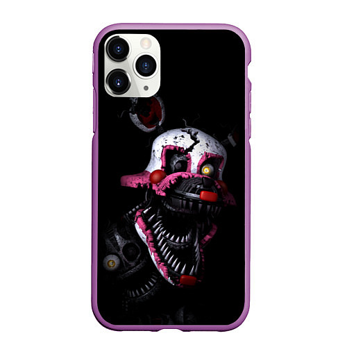 Чехол iPhone 11 Pro матовый Twisted Bonnie / 3D-Фиолетовый – фото 1