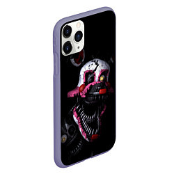 Чехол iPhone 11 Pro матовый Twisted Bonnie, цвет: 3D-серый — фото 2