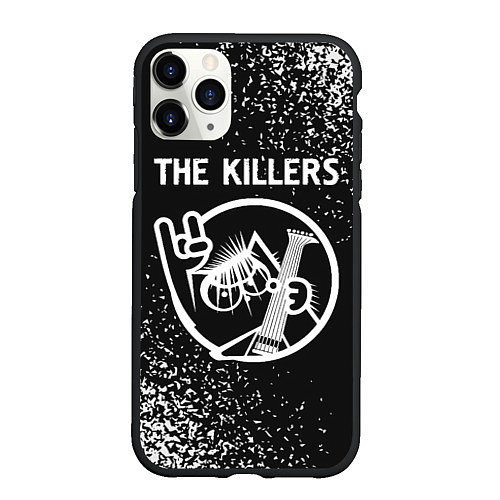 Чехол iPhone 11 Pro матовый The Killers - КОТ - Краска / 3D-Черный – фото 1