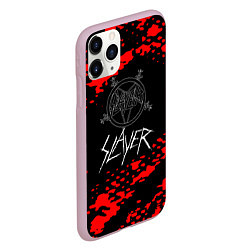 Чехол iPhone 11 Pro матовый Slayer - Reign in Blood, цвет: 3D-розовый — фото 2