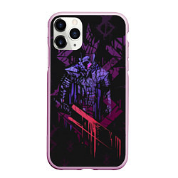 Чехол iPhone 11 Pro матовый BERSERK РУНА СОУЛУ спина, цвет: 3D-розовый