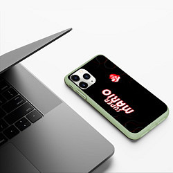 Чехол iPhone 11 Pro матовый Super mario супер Марио, цвет: 3D-салатовый — фото 2