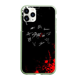 Чехол iPhone 11 Pro матовый Stray kids Автографы