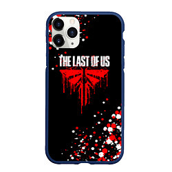 Чехол iPhone 11 Pro матовый The last of us 2 - цикады текстура, цвет: 3D-тёмно-синий