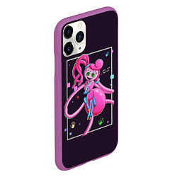 Чехол iPhone 11 Pro матовый POPPY PLAYTIME - Mommy long legs, цвет: 3D-фиолетовый — фото 2