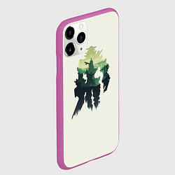Чехол iPhone 11 Pro матовый Shadow of colossus, цвет: 3D-фиолетовый — фото 2