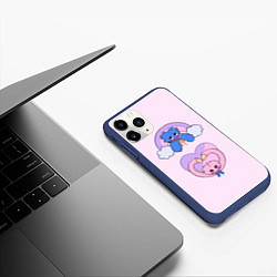 Чехол iPhone 11 Pro матовый POPPY PLAYTIME - KISSY MISSY - HAGGY WAGGY, цвет: 3D-тёмно-синий — фото 2