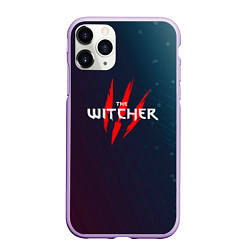 Чехол iPhone 11 Pro матовый THE WITCHER ВЕДЬМАК Минимализм, цвет: 3D-сиреневый