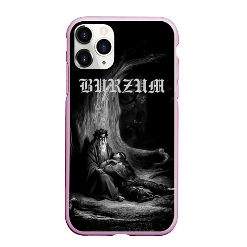 Чехол iPhone 11 Pro матовый The Ways of Yore - Burzum / 3D-Розовый – фото 1