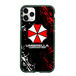 Чехол iPhone 11 Pro матовый Umbrella Corporation Resident Evil, цвет: 3D-темно-зеленый
