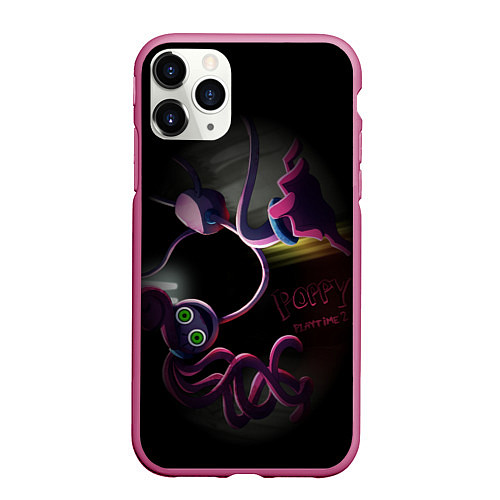 Чехол iPhone 11 Pro матовый Mammy Long LegsPoppyPlaytime2 / 3D-Малиновый – фото 1