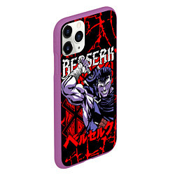 Чехол iPhone 11 Pro матовый БЕРСЕРК BERSERK GUTS, цвет: 3D-фиолетовый — фото 2