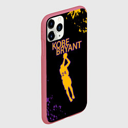 Чехол iPhone 11 Pro матовый Kobe Bryant Баскетболист 24, цвет: 3D-малиновый — фото 2