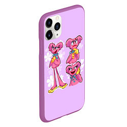 Чехол iPhone 11 Pro матовый РАЗНАЯ КИССИ МИССИ KISSY MISSY, цвет: 3D-фиолетовый — фото 2