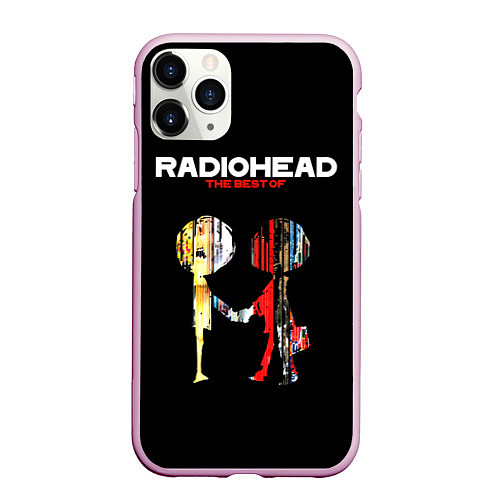 Чехол iPhone 11 Pro матовый Radiohead The BEST / 3D-Розовый – фото 1