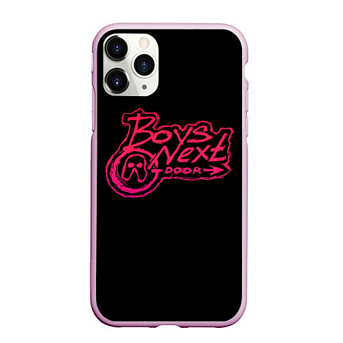 Чехол iPhone 11 Pro матовый BOYS NEXT DOOR / 3D-Розовый – фото 1