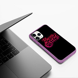 Чехол iPhone 11 Pro матовый BOYS NEXT DOOR, цвет: 3D-фиолетовый — фото 2