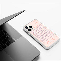 Чехол iPhone 11 Pro матовый Таня Вертикально, цвет: 3D-белый — фото 2