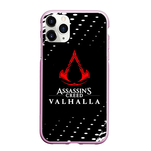 Чехол iPhone 11 Pro матовый Assassins creed ассасин крид / 3D-Розовый – фото 1