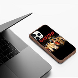 Чехол iPhone 11 Pro матовый Burzum - Mythic Dawn, цвет: 3D-коричневый — фото 2