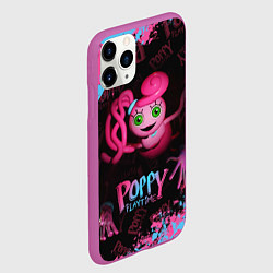 Чехол iPhone 11 Pro матовый Mommy Poppy Playtime, цвет: 3D-фиолетовый — фото 2