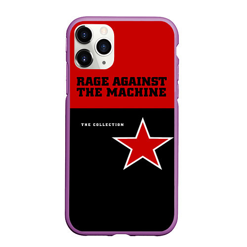 Чехол iPhone 11 Pro матовый The Collection - Rage Against the Machine / 3D-Фиолетовый – фото 1