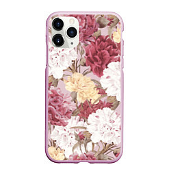 Чехол iPhone 11 Pro матовый Цветы Восхитительный Летний Букет Пион