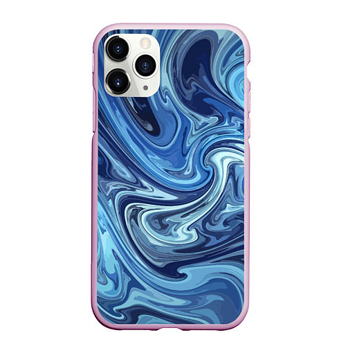 Чехол iPhone 11 Pro матовый Абстрактный авангардный паттерн Abstract avant-gar / 3D-Розовый – фото 1