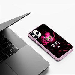 Чехол iPhone 11 Pro матовый Хагги Вагги Плейтайм 2 Мама Длинные Ноги, цвет: 3D-розовый — фото 2
