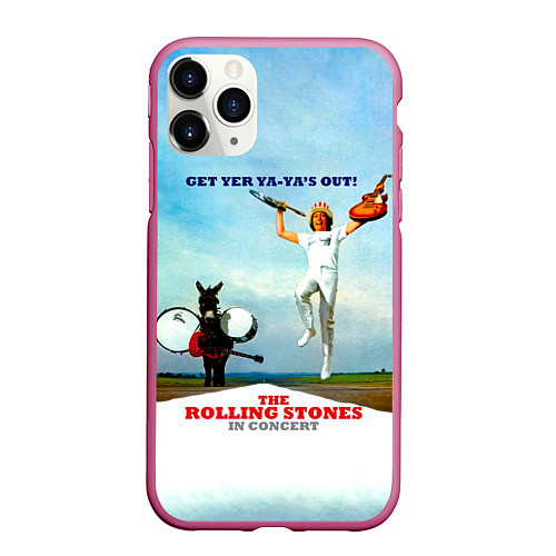 Чехол iPhone 11 Pro матовый Get Yer Ya-Yas Out! - The Rolling Stones / 3D-Малиновый – фото 1