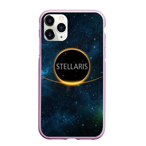 Чехол iPhone 11 Pro матовый Stellaris- For us all / 3D-Розовый – фото 1