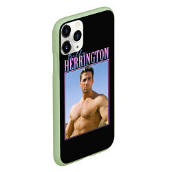 Чехол iPhone 11 Pro матовый Billy Herrington Photo, цвет: 3D-салатовый — фото 2
