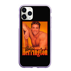 Чехол iPhone 11 Pro матовый Billy Herrington Aniki Билли, цвет: 3D-светло-сиреневый