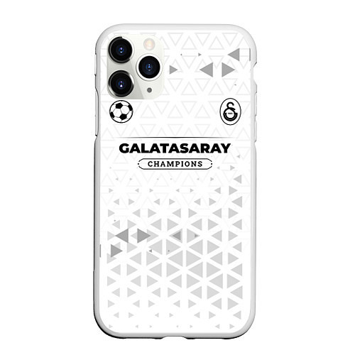 Чехол iPhone 11 Pro матовый Galatasaray Champions Униформа / 3D-Белый – фото 1