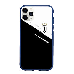 Чехол iPhone 11 Pro матовый Juventus маленькое лого